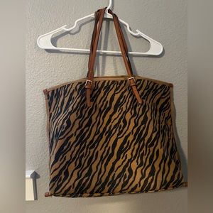 Fashion Women’s Handle Big Bag, Animal Print